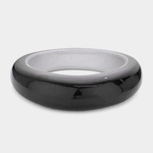 Load image into Gallery viewer, Black Resin Bangle Bracelet
