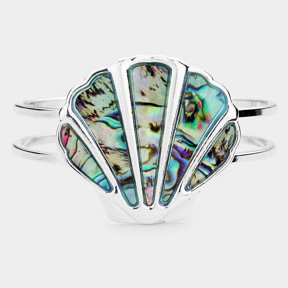 Abalone Shell Hinged Bracelet - Jewelry Store by Erik Rayo