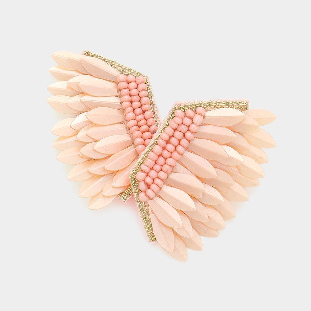 Felt Back Boho Fringe Beaded Earrings - Jewelry Store by Erik Rayo