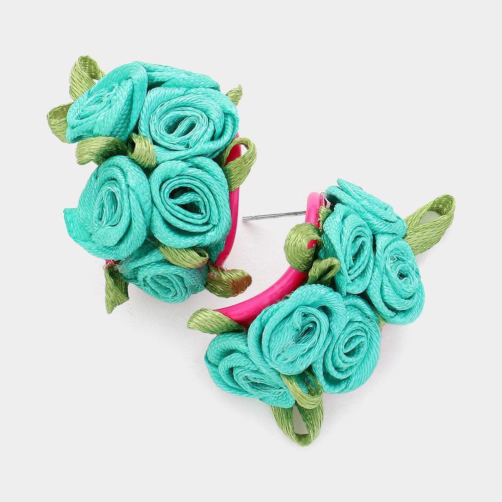 Flower Drop Earrings - Jewelry Store by Erik Rayo