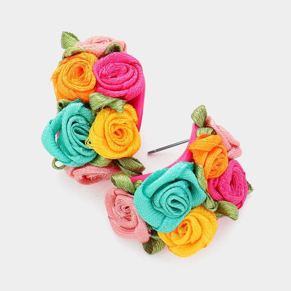 Flower Drop Earrings - Jewelry Store by Erik Rayo