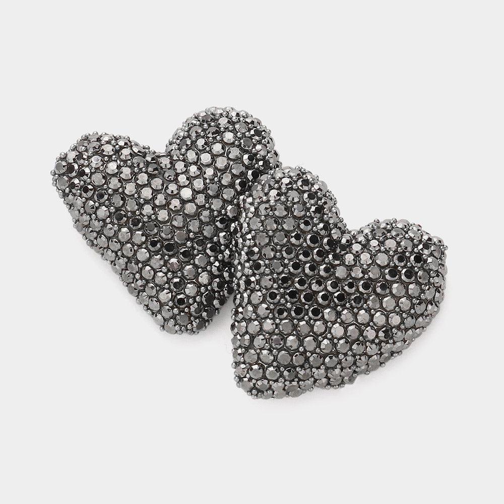 Bling Heart Earrings - Jewelry Store by Erik Rayo