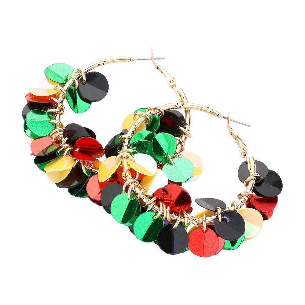 Petal Cluster Hoop Earrings - Jewelry Store by Erik Rayo