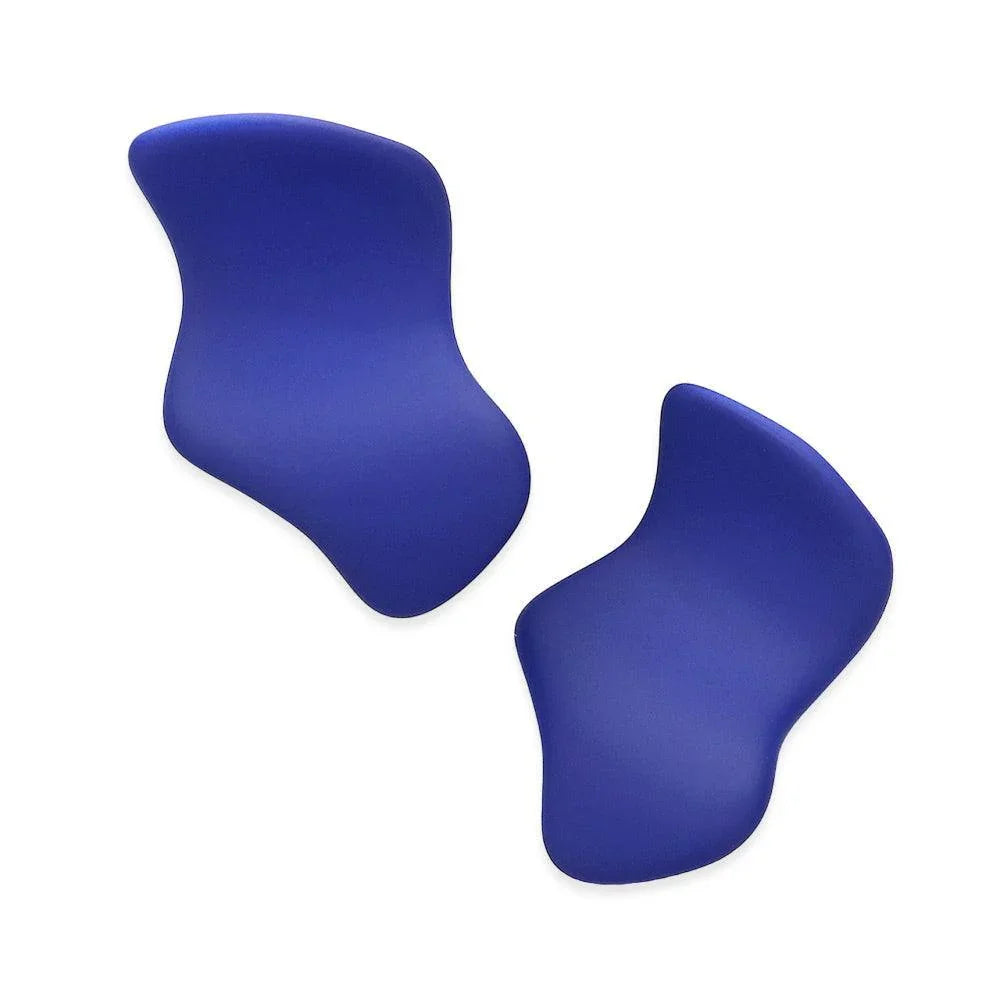 Blue Colored Abstract Earrings - Jewelry Store by Erik Rayo