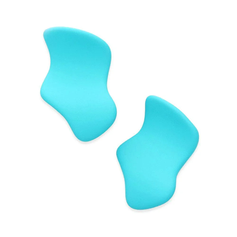 Blue Colored Abstract Earrings - Jewelry Store by Erik Rayo