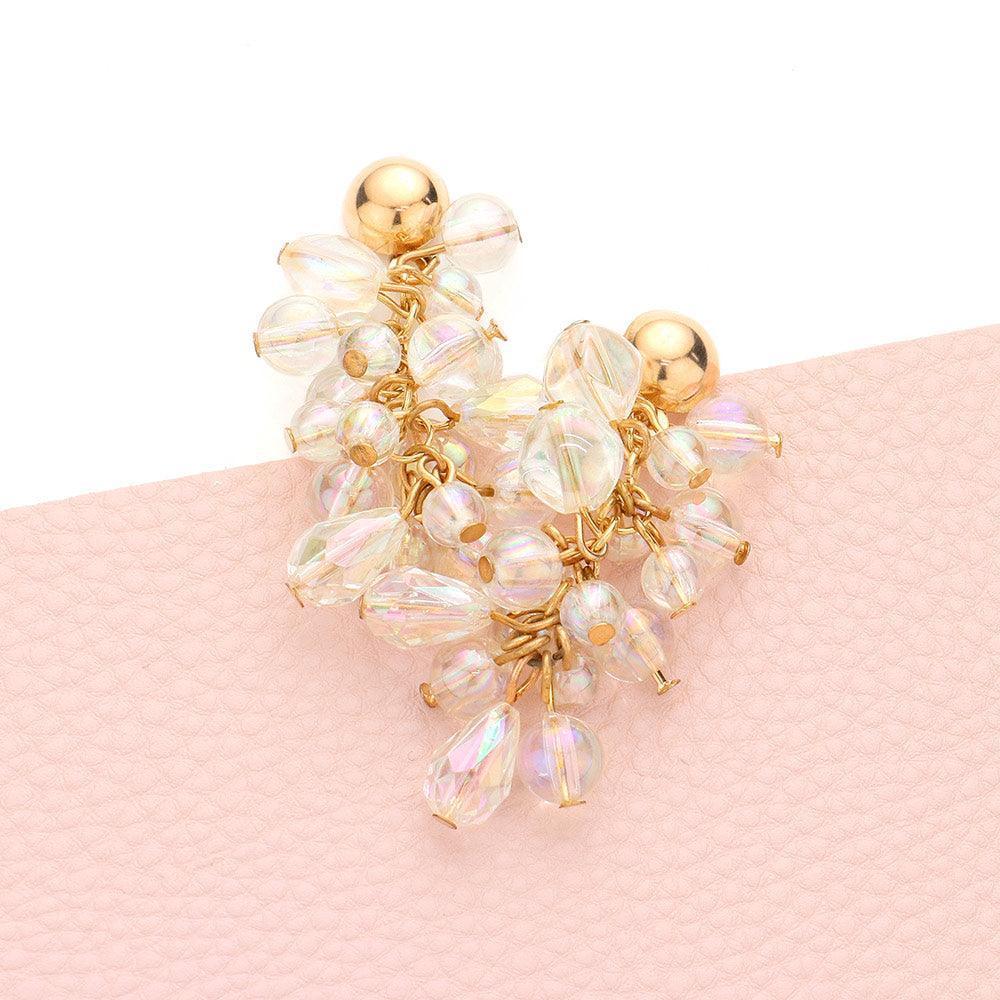 Lucite Ball Cluster Vine Dangle Earrings - Jewelry Store by Erik Rayo