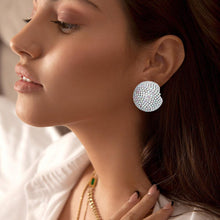 Load image into Gallery viewer, Rhinestone Studded Ball Earrings
