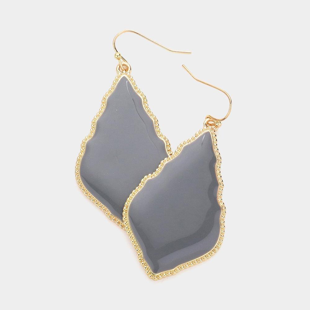 Enamel Petal Dangle Earrings - Jewelry Store by Erik Rayo