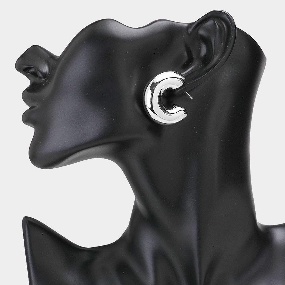 Thick Hoop Earrings - Jewelry Store by Erik Rayo