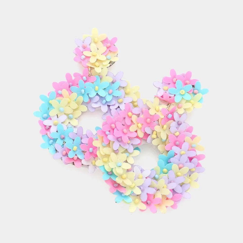 Flower Wretch Dangle Earrings - Jewelry Store by Erik Rayo