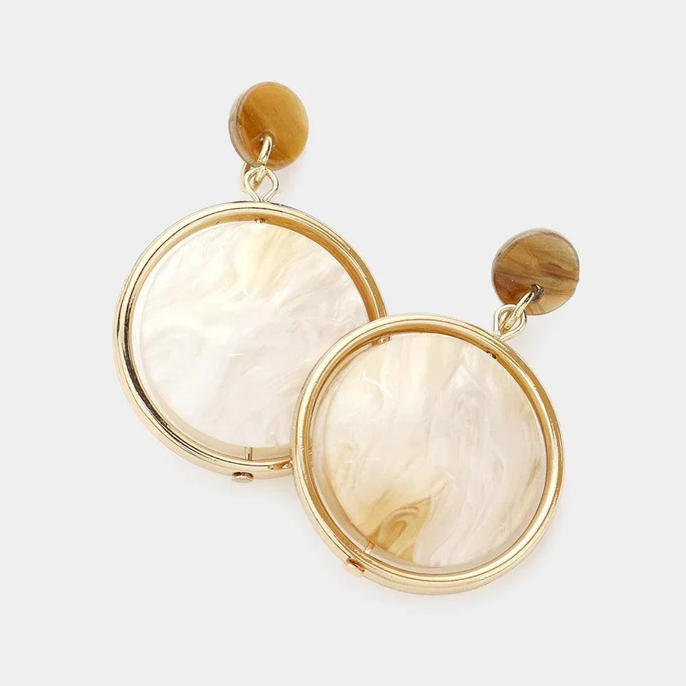 Celluloid Acetate Dangle Earrings - Jewelry Store by Erik Rayo