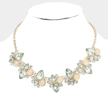 Load image into Gallery viewer, Stone Cluster Statement Necklace
