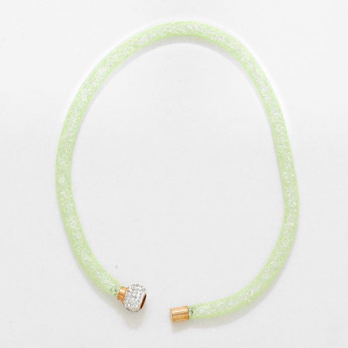 Green Magnetic Netted Shimmer Necklace - Jewelry Store by Erik Rayo