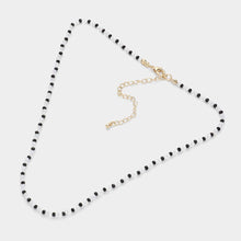 Load image into Gallery viewer, White Faceted Beaded Necklace
