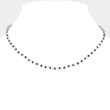 Load image into Gallery viewer, White Faceted Beaded Necklace
