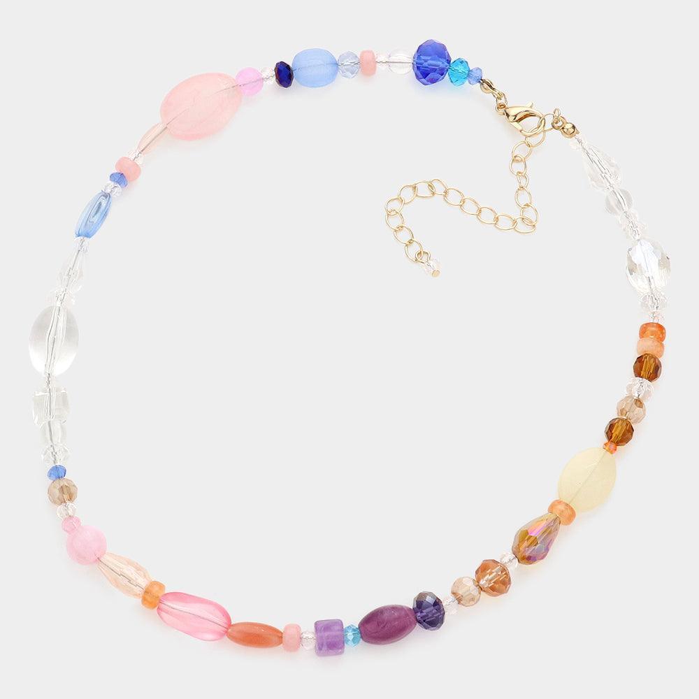 Multi Beaded Necklace - Jewelry Store by Erik Rayo