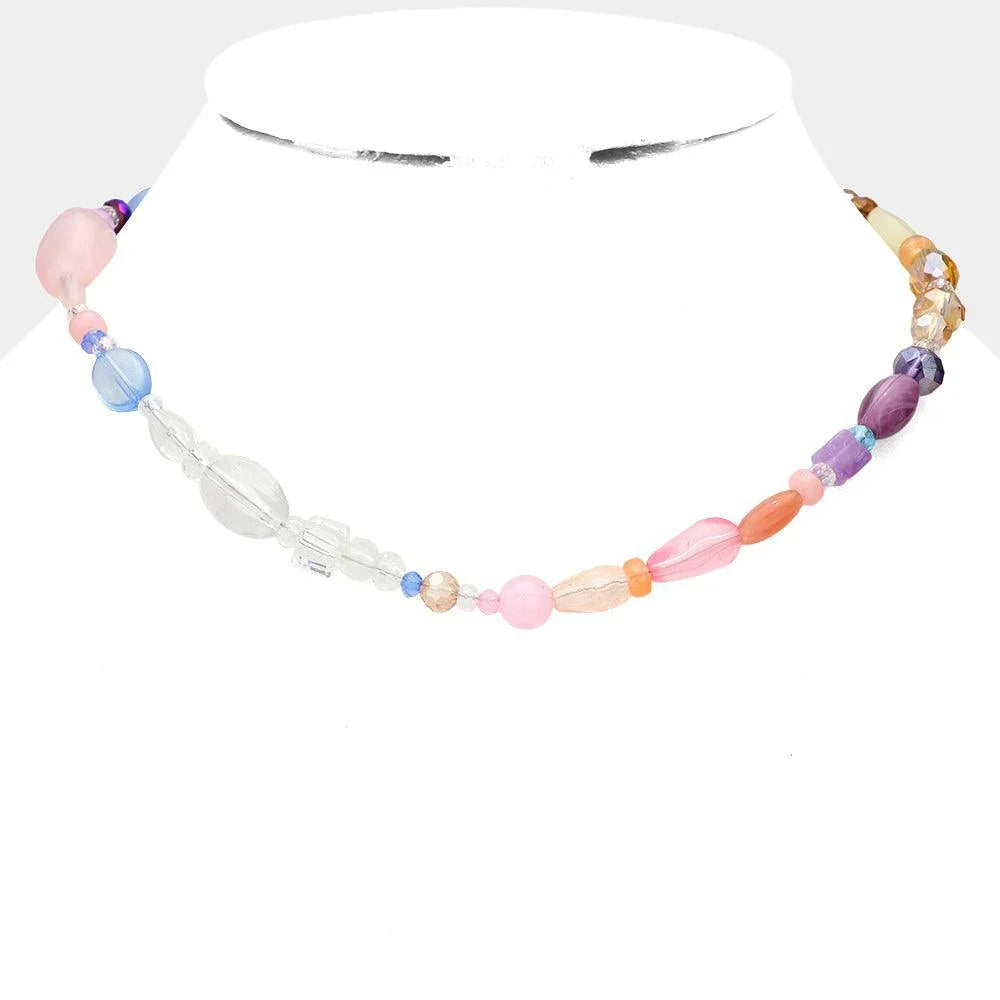 Multi Beaded Necklace - Jewelry Store by Erik Rayo