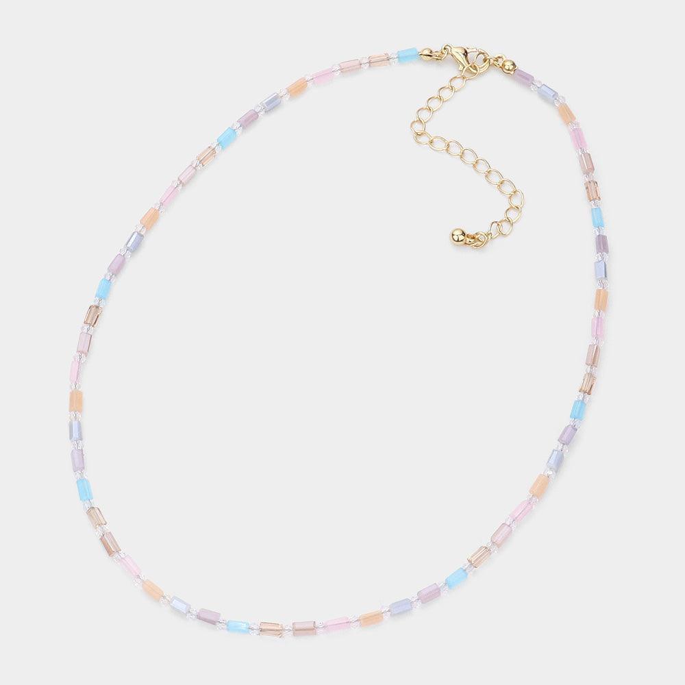 Rectangle Beaded Necklace - Jewelry Store by Erik Rayo