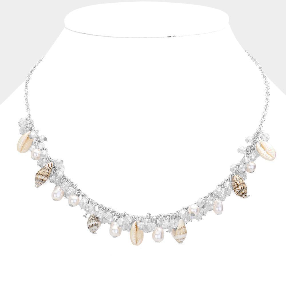 Starfish Pearl Shell Charm Necklace - Jewelry Store by Erik Rayo