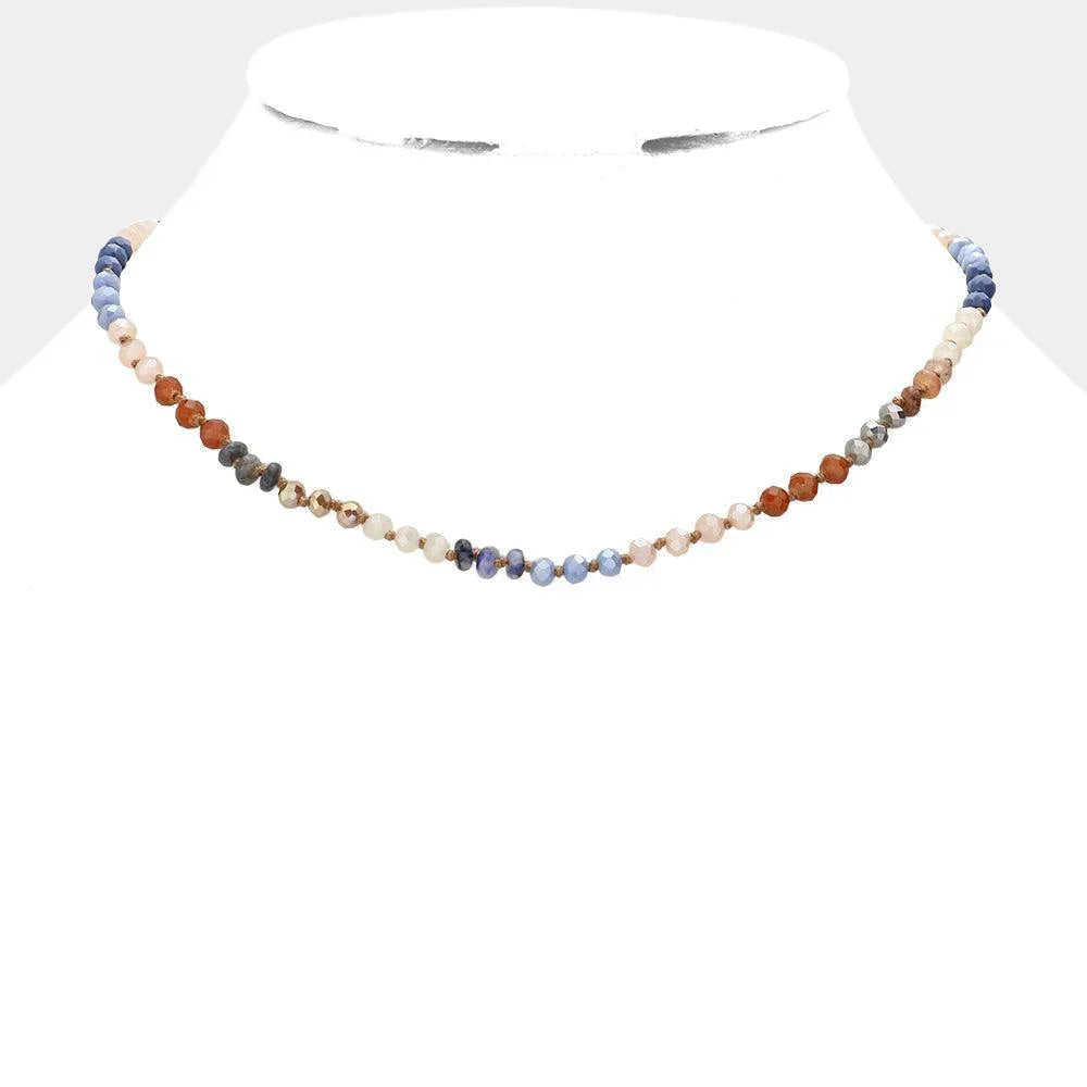 Faceted Beaded Necklace - Jewelry Store by Erik Rayo