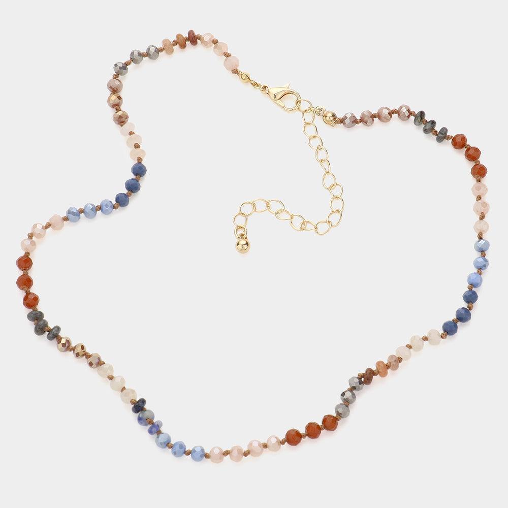Faceted Beaded Necklace - Jewelry Store by Erik Rayo