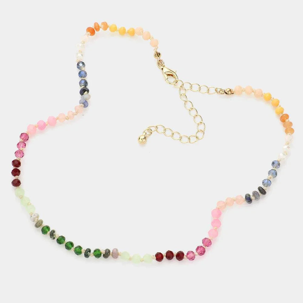 Faceted Beaded Necklace - Jewelry Store by Erik Rayo