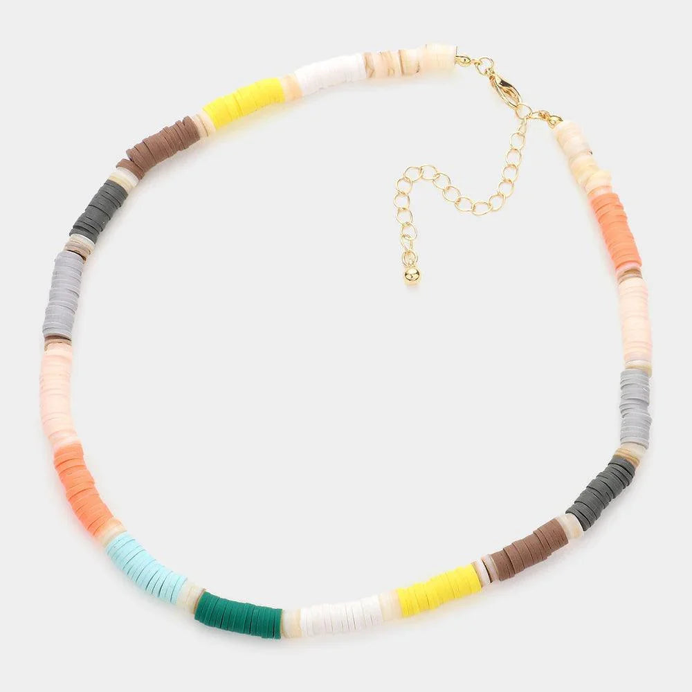 Heishi Beaded Necklace - Jewelry Store by Erik Rayo