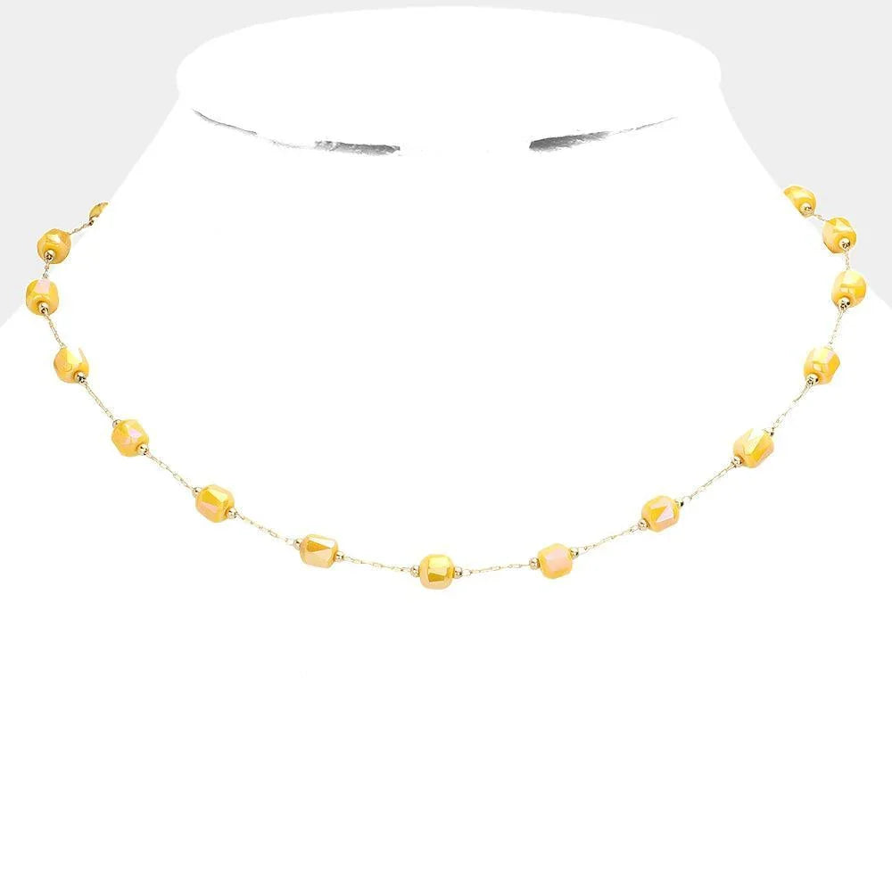 Bead Station Necklace - Jewelry Store by Erik Rayo