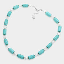 Load image into Gallery viewer, Turquoise Bead Accented Turquoise Necklace
