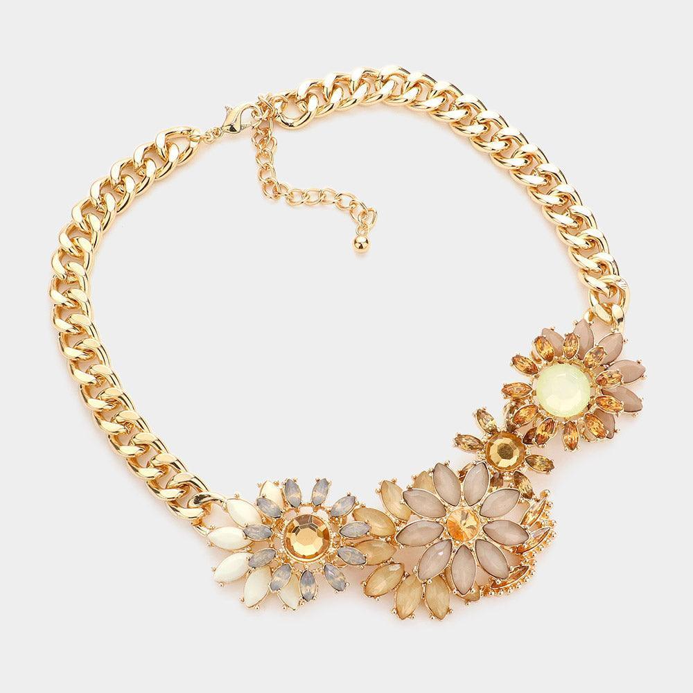 Flower Link Necklace - Jewelry Store by Erik Rayo