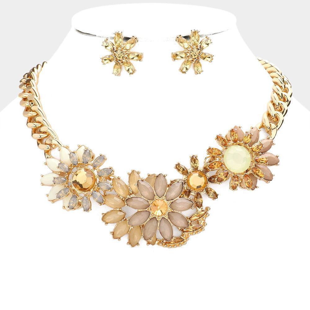 Flower Link Necklace - Jewelry Store by Erik Rayo