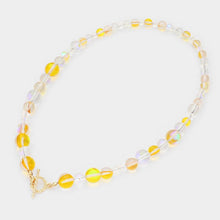 Load image into Gallery viewer, Colored Lucite Beaded Toggle Necklace
