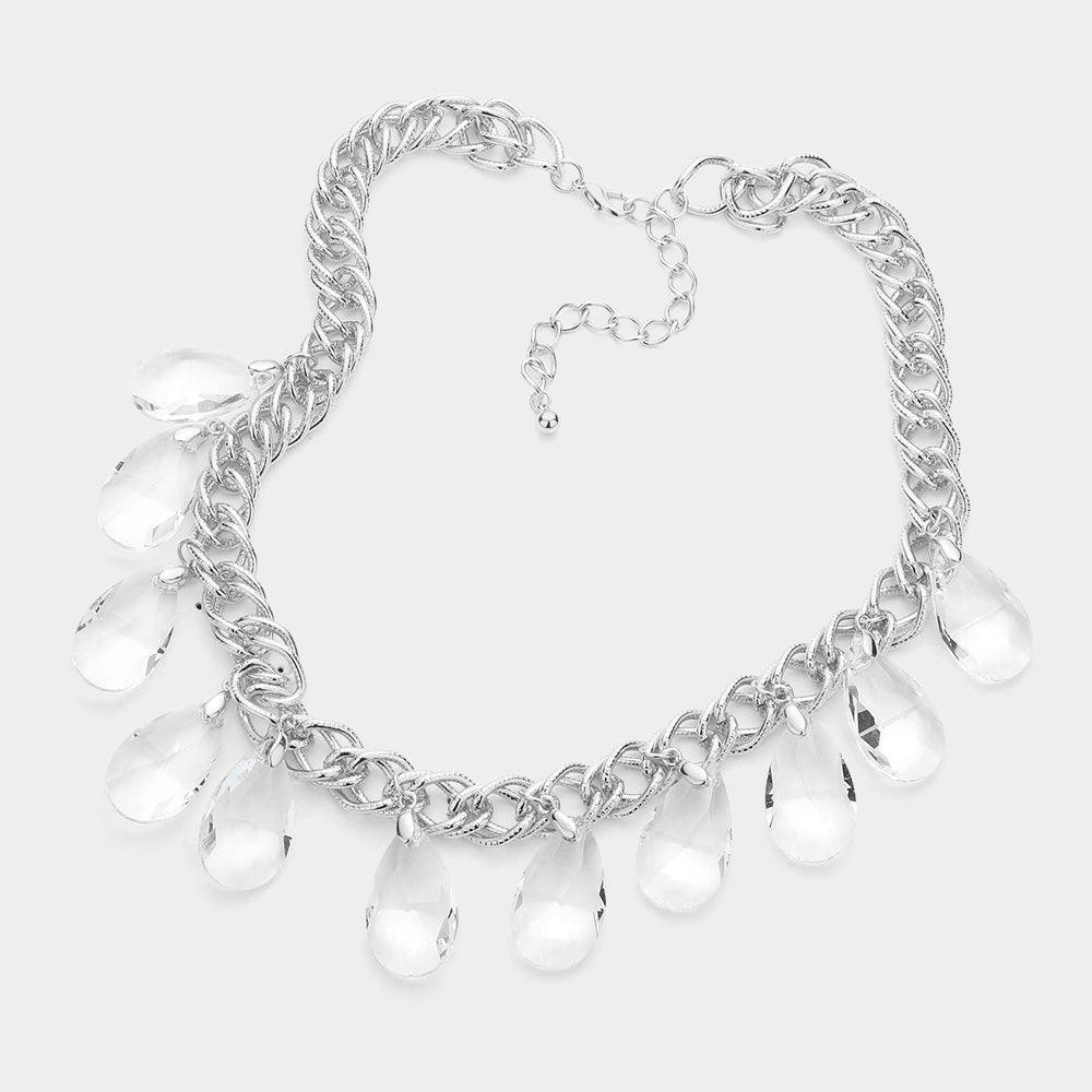 Teardrop Link Statement Necklace - Jewelry Store by Erik Rayo