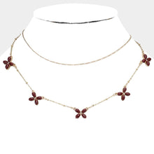 Load image into Gallery viewer, Red Butterfly Layered Necklace
