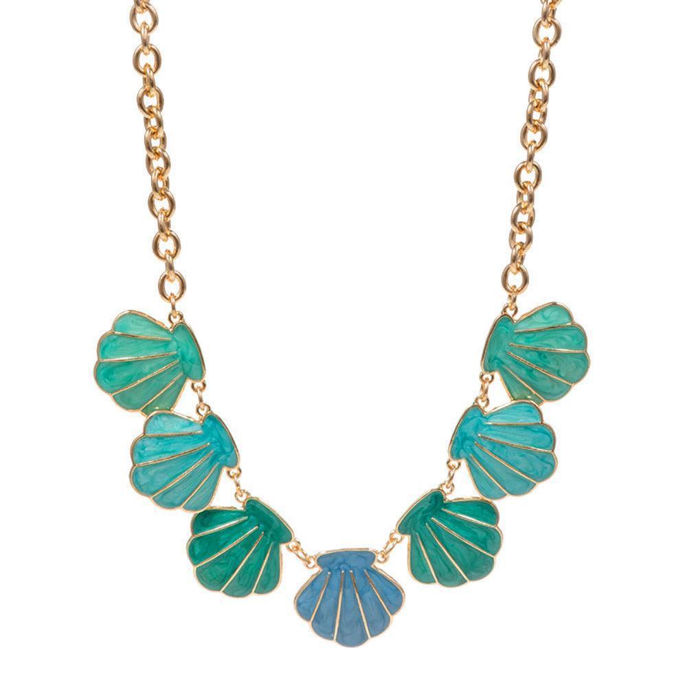 Enamel Shell Link Necklace - Jewelry Store by Erik Rayo