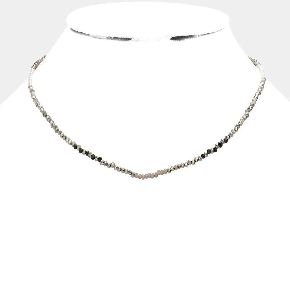 Faceted Beaded Necklace - Jewelry Store by Erik Rayo