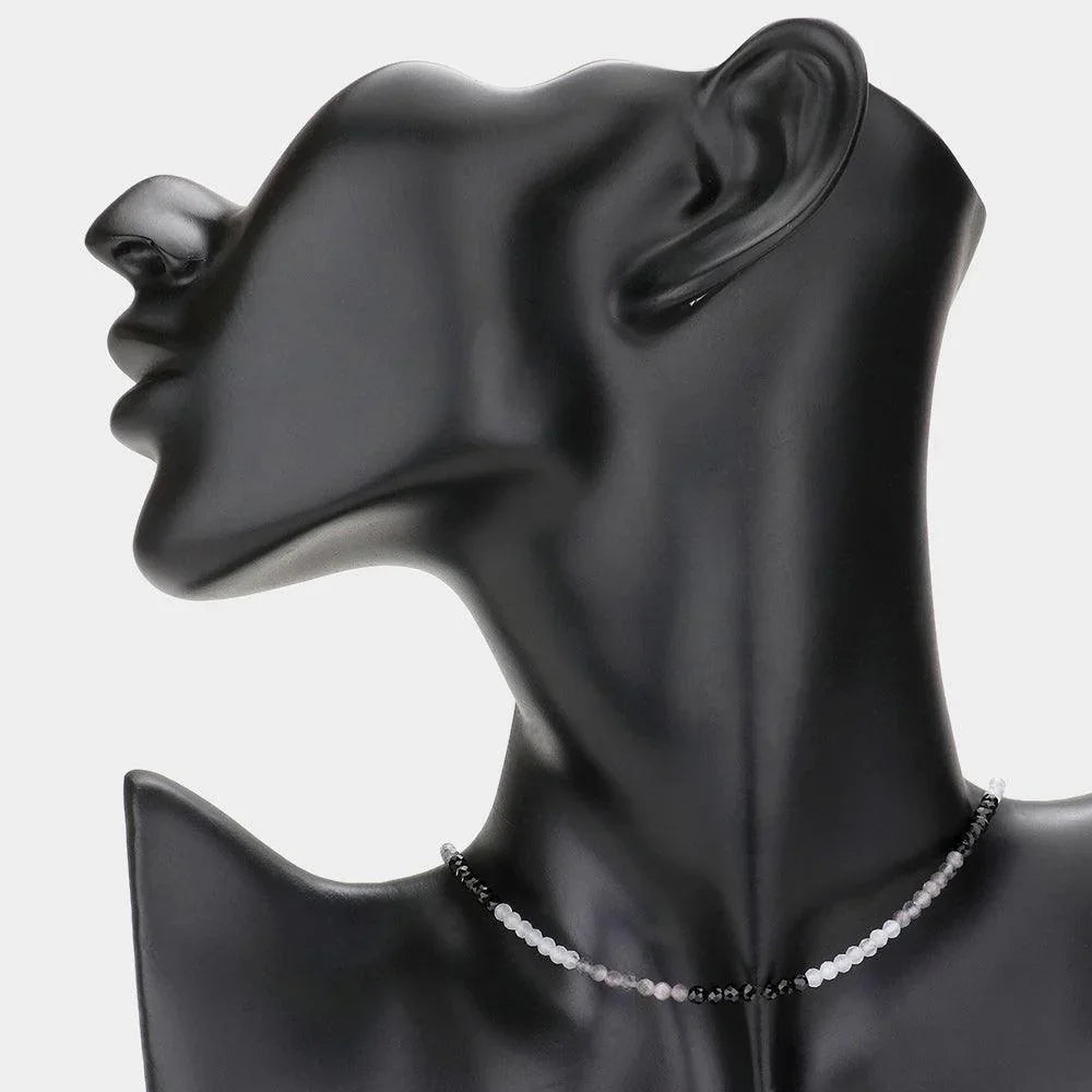 Cats Eye Beaded Necklace - Jewelry Store by Erik Rayo