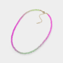 Load image into Gallery viewer, Gold Ombre Faceted Beaded Necklace
