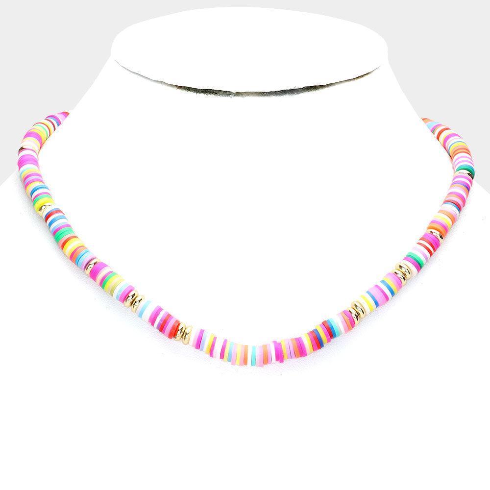 Heishi Beaded Necklace - Jewelry Store by Erik Rayo