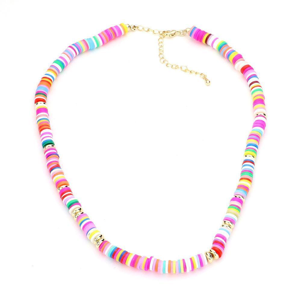 Heishi Beaded Necklace - Jewelry Store by Erik Rayo