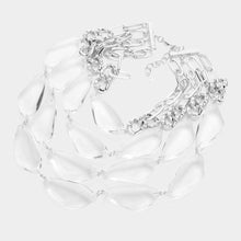Load image into Gallery viewer, Abstract Lucite Bead Multi Layered Necklace
