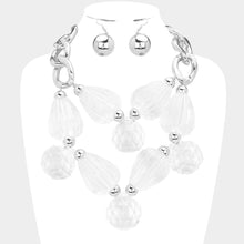 Load image into Gallery viewer, Bold Lucite Bead Statement Necklace
