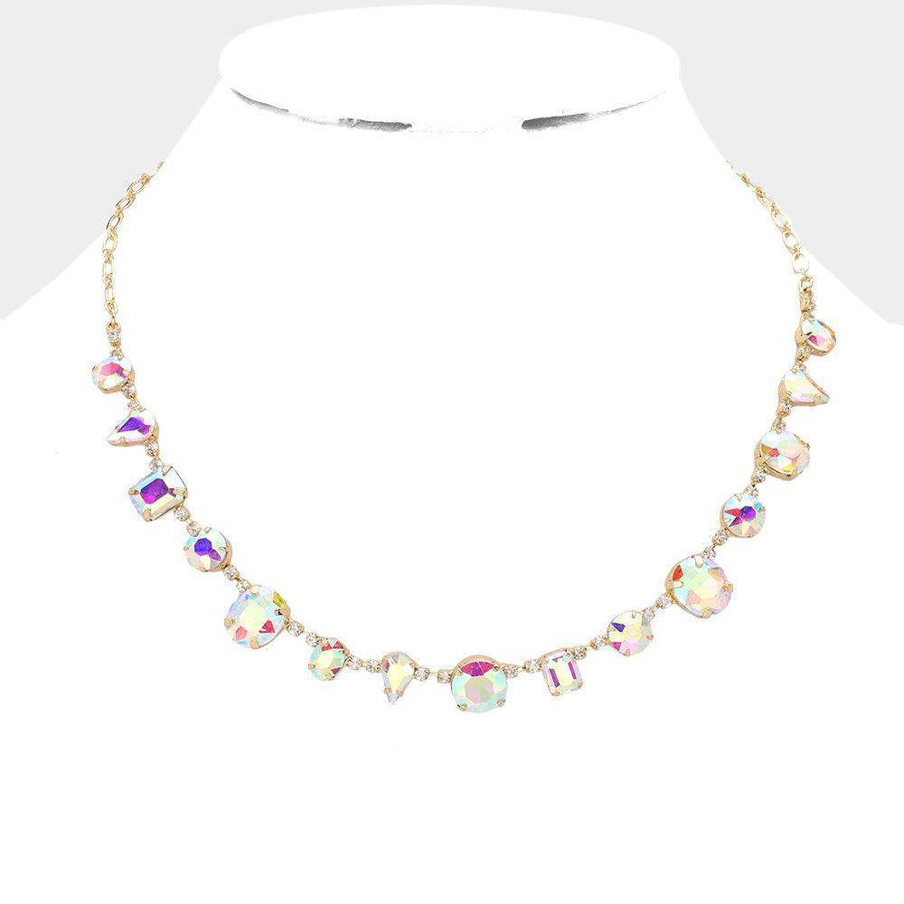 Geometric Stone Collar Necklace - Jewelry Store by Erik Rayo