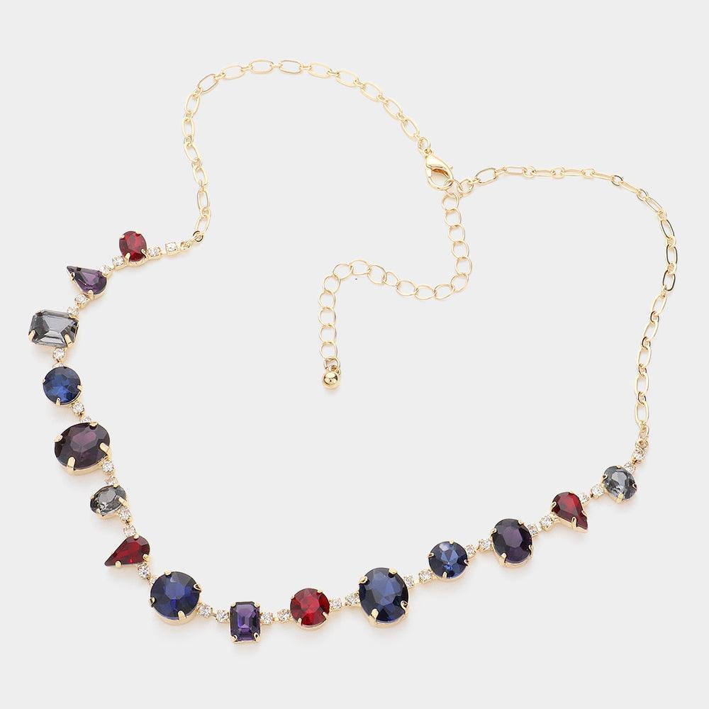 Geometric Stone Collar Necklace - Jewelry Store by Erik Rayo