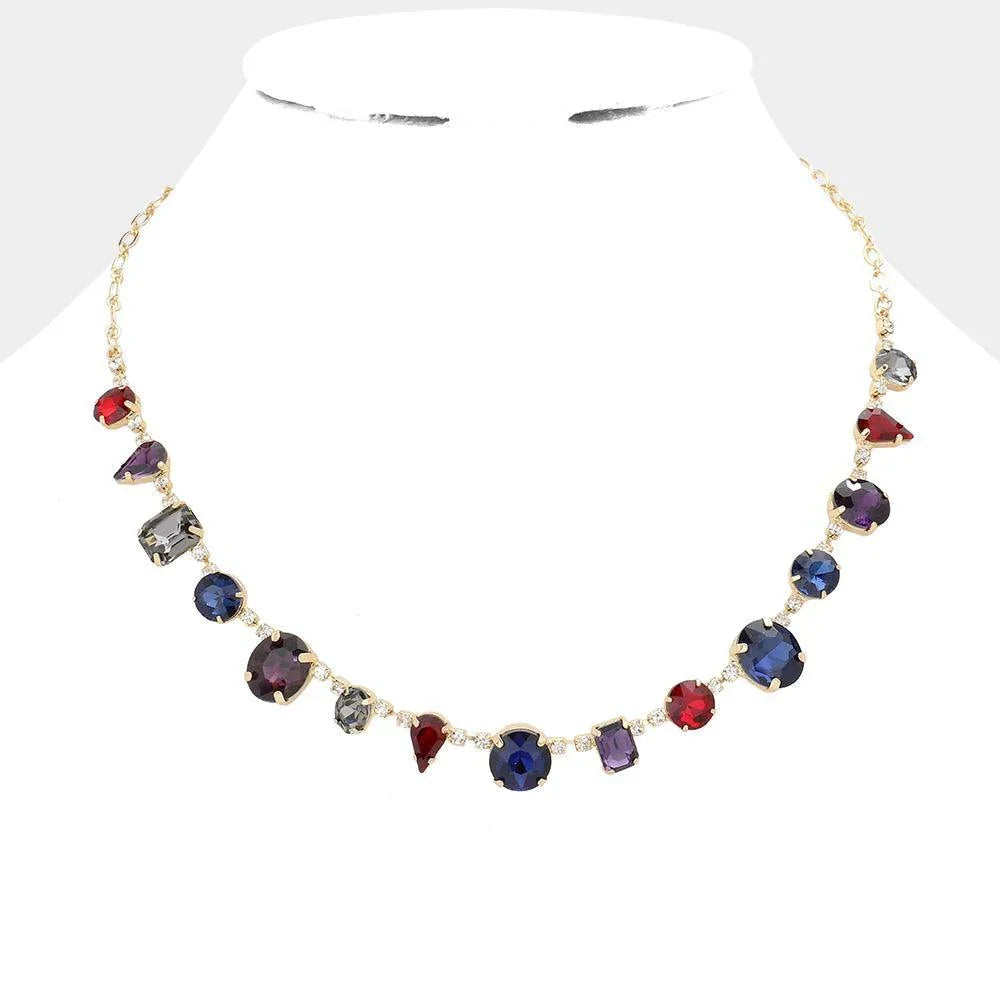 Geometric Stone Collar Necklace - Jewelry Store by Erik Rayo