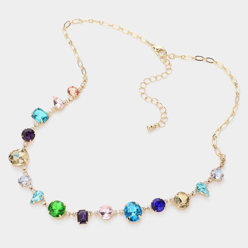 Geometric Stone Collar Necklace - Jewelry Store by Erik Rayo