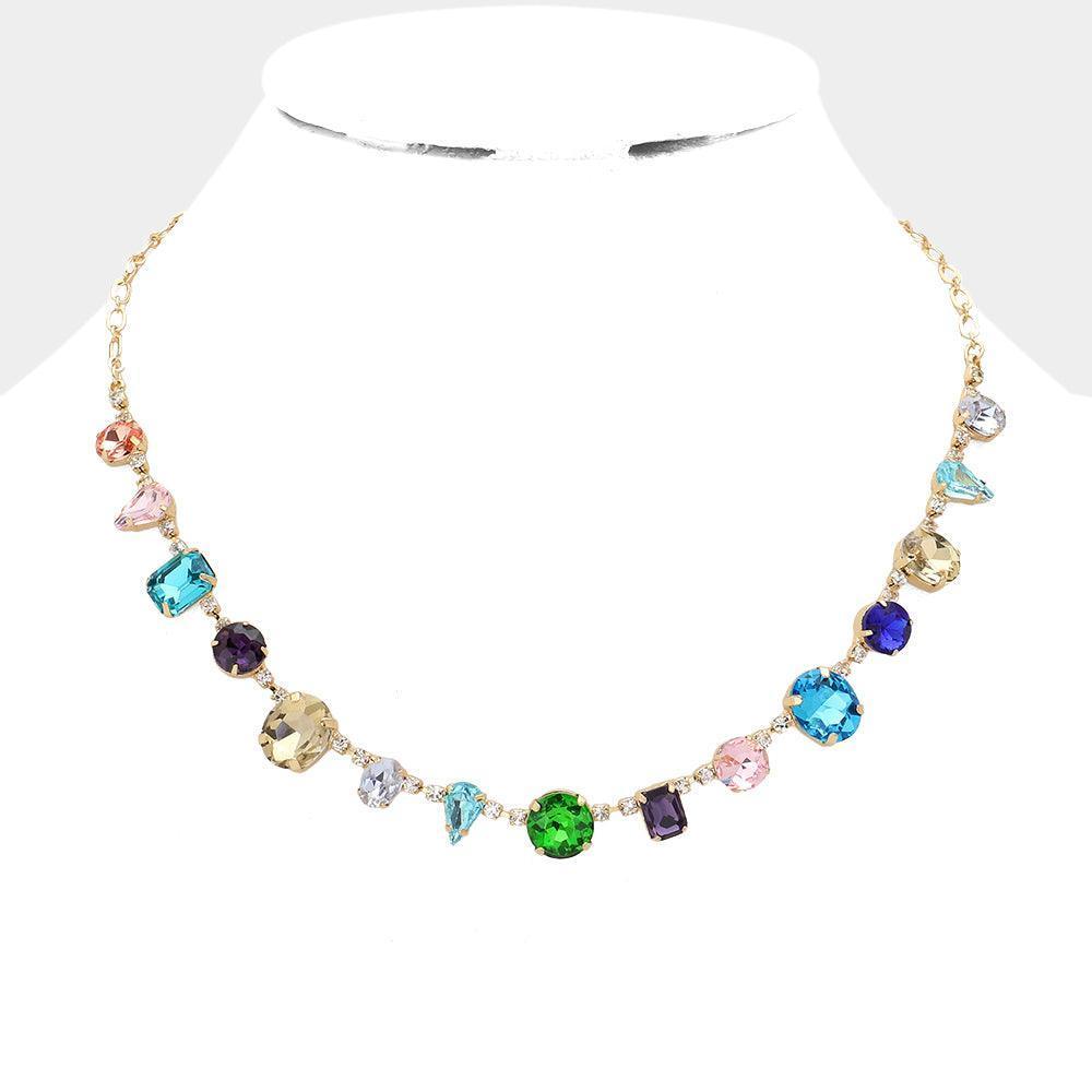 Geometric Stone Collar Necklace - Jewelry Store by Erik Rayo