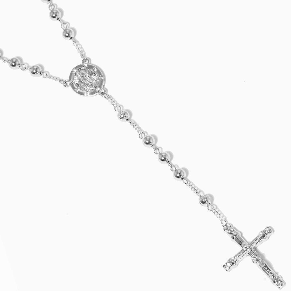 Crucifix Pendant Beaded Y Rosary Necklace - Jewelry Store by Erik Rayo