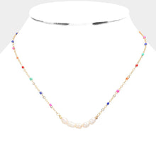 Load image into Gallery viewer, Pearl Seed Beads Necklace
