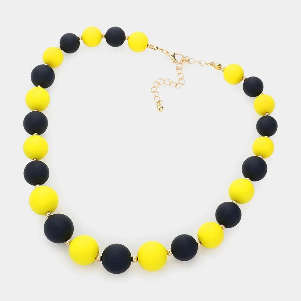 Game Day Beaded Necklace - Jewelry Store by Erik Rayo